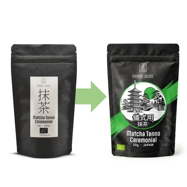 Set regalo: matcha cerimoniale giapponese + matchawan + accessori in bambù