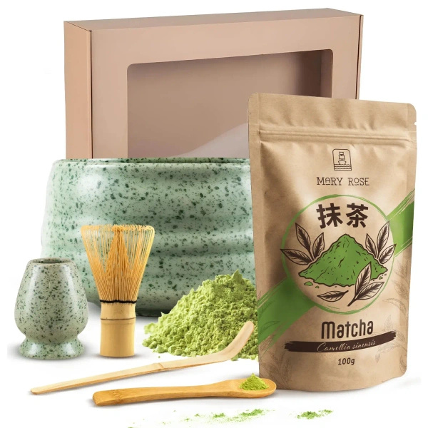 Set regalo per la preparazione del tè Matcha