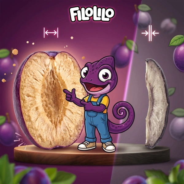 FiloLilo – Prugne liofilizzate (metà) 20 g