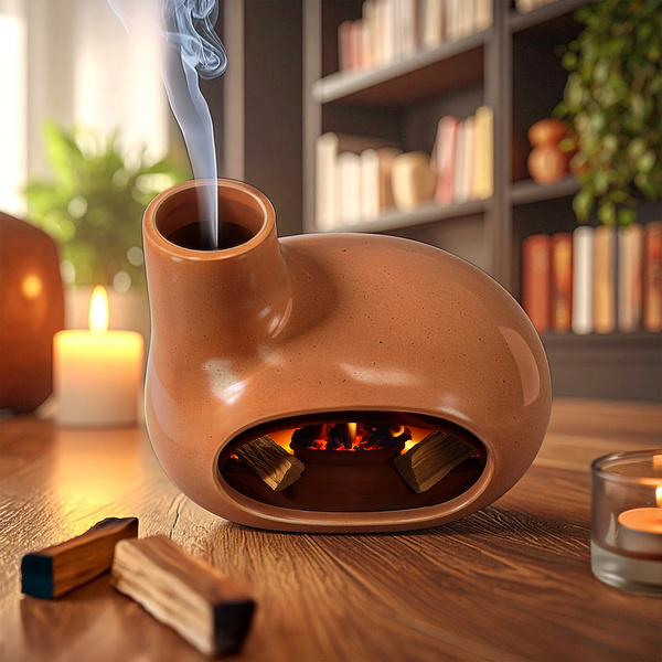 Portacandela "Oasis of Calm" – beige