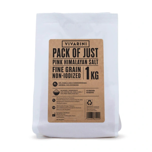 Vivarini – Sale rosa dell'Himalaya fino 1 kg