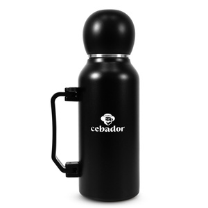 YerbaGo – Thermos con calabassa e bombilla 1,3 L – nero