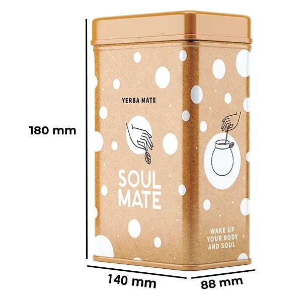 Yerbera – Scatola di latta + Soul Mate Orgánica Anís 0,5 kg