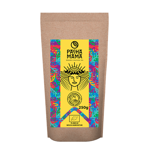 Guayusa Pachamama Menta Limón - certificato biologico - menta e limone - 250g