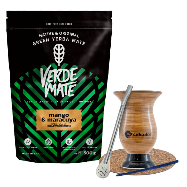 STARTER SET BOMBILLA MATERO + Yerba Mate Verde