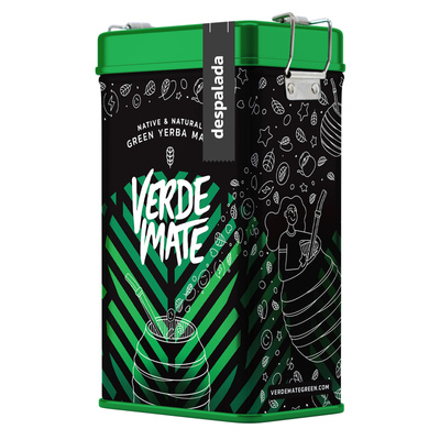 Yerbera – Scatola di latta + Verde Mate Green Despalada 0,5 kg