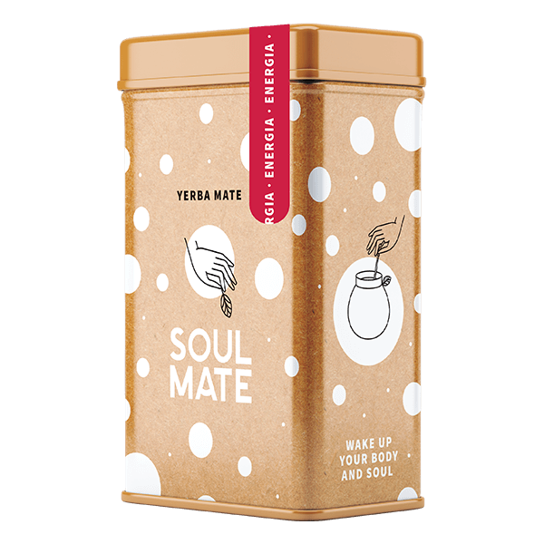 Yerbera – Scatola di latta + Soul Mate Orgánica Energia 0,5 kg
