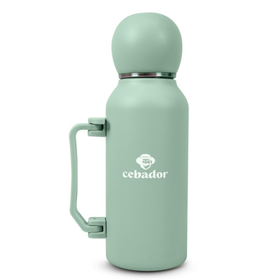 YerbaGo – Thermos con calabassa e bombilla 1,3 L – pistacchio
