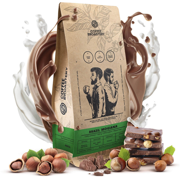 Set regalo Bro Coffee Roastery: 3× caffè brasiliano + tazza