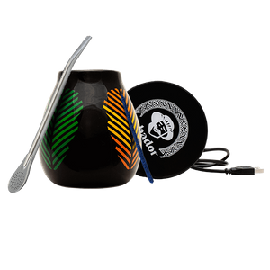 Set di Accessori per Yerba Mate: scaldatazza USB + Tazza di mate + Bombilla