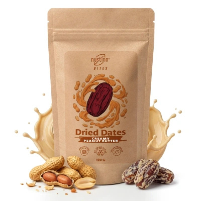 Nustino Bites – Datteri Essiccati – Creamy Peanut Butter 100 g