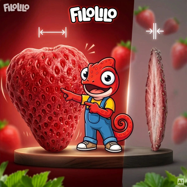FiloLilo – Fragole liofilizzate (intere) 20 g