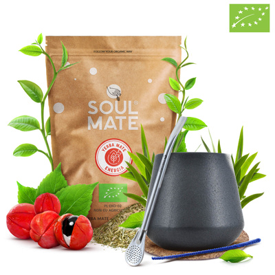 Set iniziale di Yerba Mate Bombilla Tazza di mate 500g