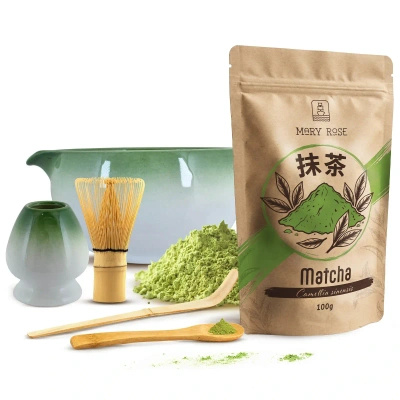 Set per la preparazione del tè Matcha: matcha 100g + accessori