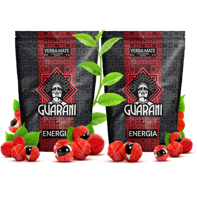 Yerba Mate Guarani Energia con Guaranà 2x500g=1kg