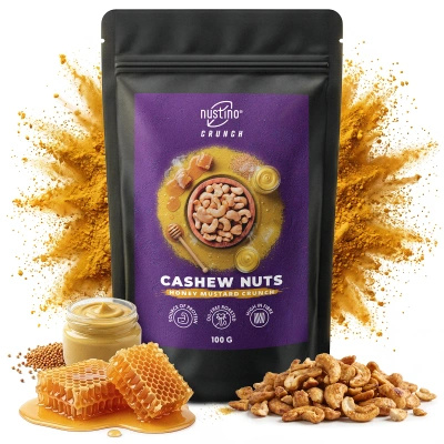 Nustino Crunch – Anacardi tostati – Honey Mustard Crunch 100 g