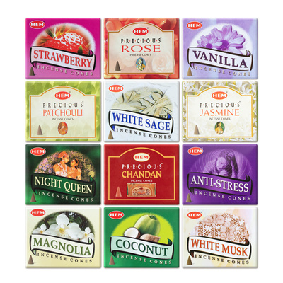Coni di incenso HEM – mix di 12 fragranze