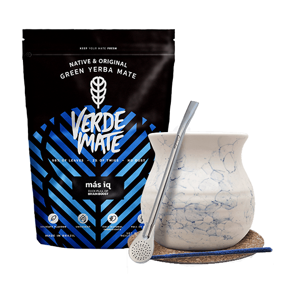 Set di Yerba Verde Mate Mas IQ 500g 0,5kg
