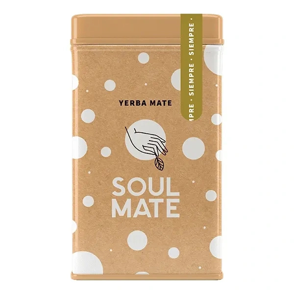 Yerbera – Scatola di latta + Soul Mate Orgánica Siempre 0,5 kg