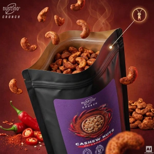 Nustino Crunch – Anacardi tostati – Hot & Bold Chilli 100 g