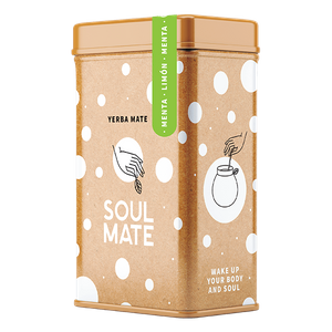 Yerbera – Scatola di latta + Soul Mate Orgánica Menta Limon 0,5 kg