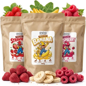 Set di frutta liofilizzata FiloLilo 3×100g