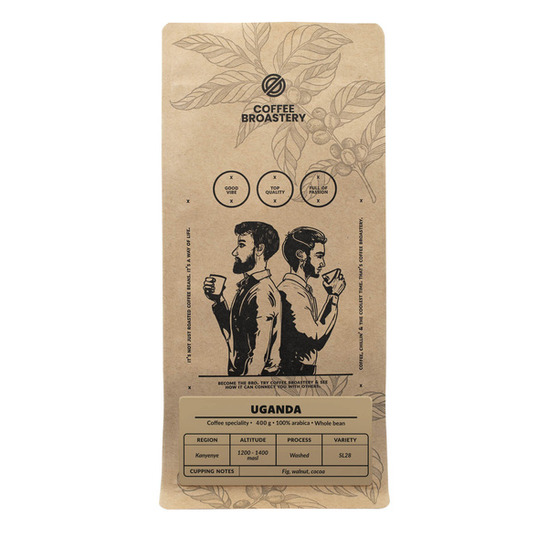 Bro Coffee Roastery - Caffè in grani interi Uganda Kanyenye Speciality 400g