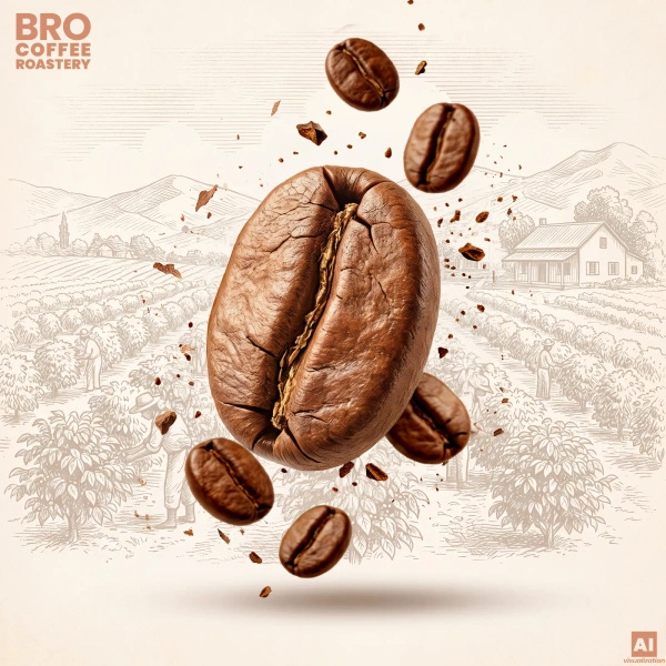 Bro Coffee Roastery – Caffè in grani interi Crema Rumba 1 kg