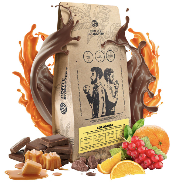 Bro Coffee Roastery - Caffè in grani interi Colombia Medellin Premium 400g