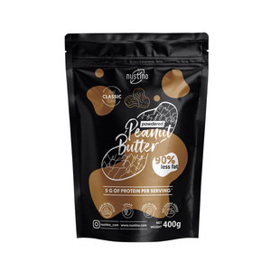 Set di burro di arachidi in polvere Nustino: Classic + Chocolate 2x400g