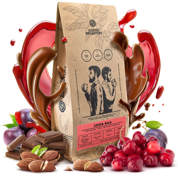 Bro Coffee Roastery - Caffè in grani interi Costa Rica San Rafael Speciality 1kg