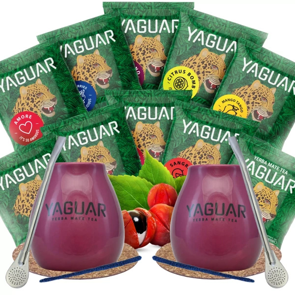 Set di degustazione di yerba mate per due persone 10x50g