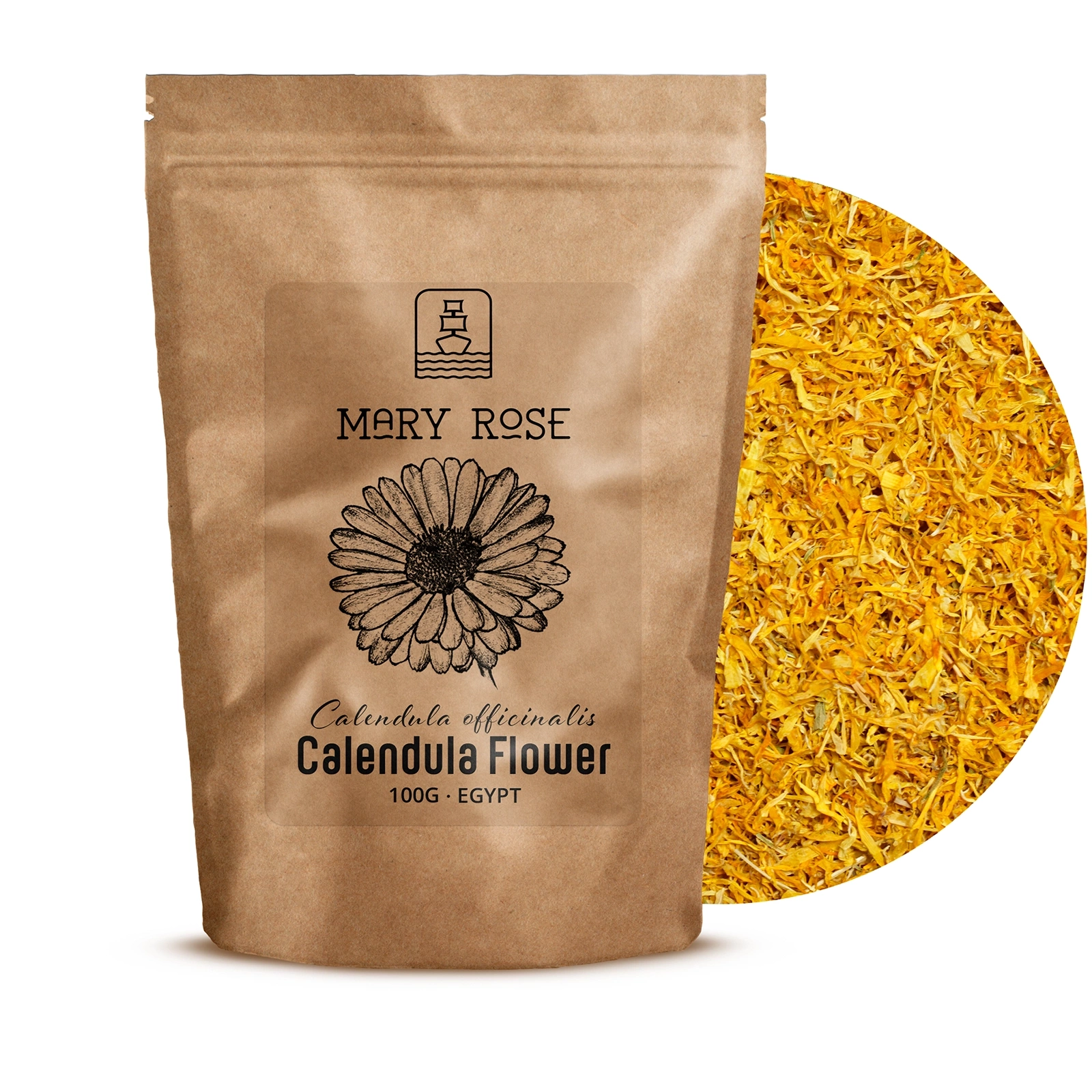 Mary Rose – fiori essiccati di calendula