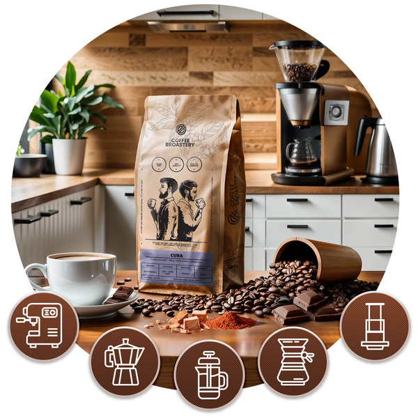 Bro Coffee Roastery - Caffè in grani interi Cuba Sierra Maestra Speciality 400 g