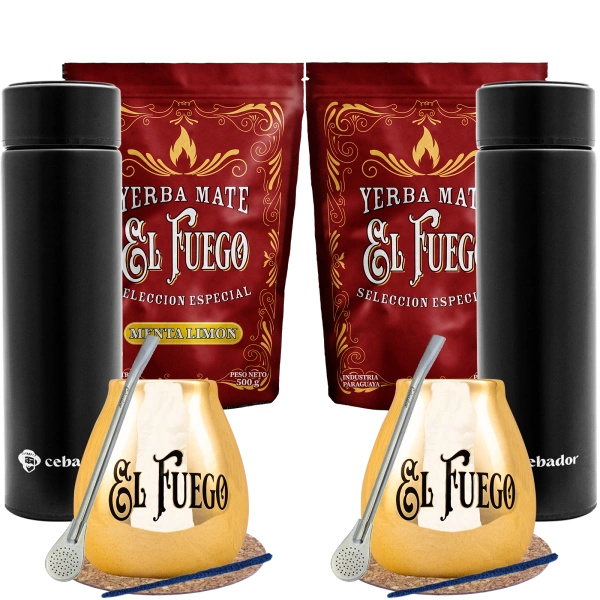 Set di Yerba Mate per due + Thermos