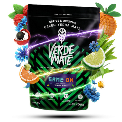 Verde Mate Green Game On 0,4 kg – yerba mate per gamer al gusto di energy drink