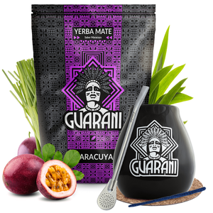 Set di Yerba Mate Maracuya + calabash 500g