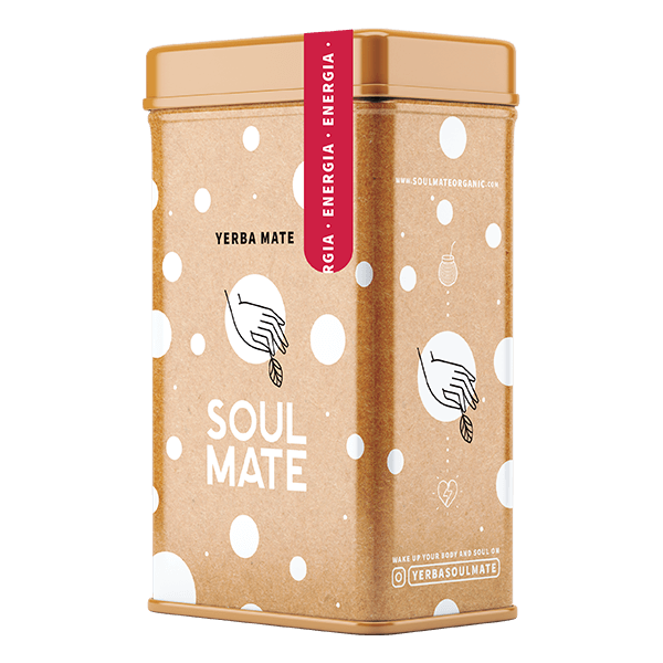 Yerbera – Scatola di latta + Soul Mate Orgánica Energia 0,5 kg