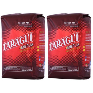 Set di Yerba Mate 2x TARAGUI Energia 500g 0,5kg