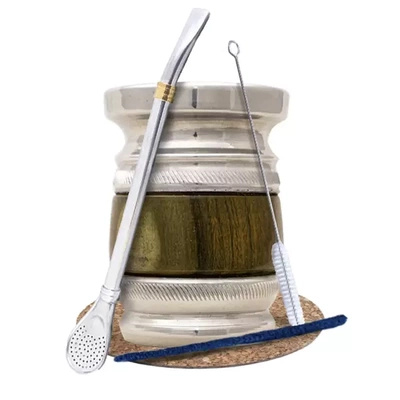Set di accessori per Yerba Mate: Palo Santo + Bombilla Anillo