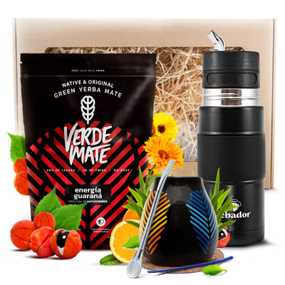 Set regalo di Yerba Mate Verde Mate 400g 0,4kg + Yerbomos X