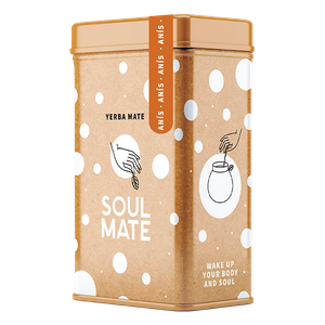 Yerbera – Scatola di latta + Soul Mate Orgánica Anís 0,5 kg