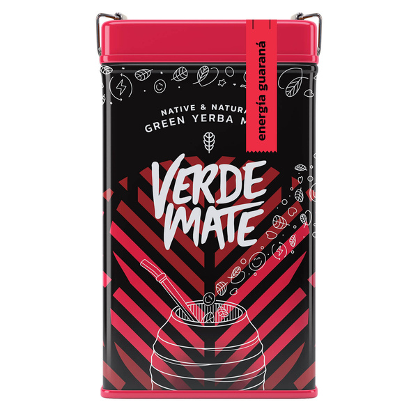 Yerbera – Scatola di latta + Verde Mate Green Energia Guarana 0,5 kg