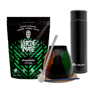 Set Yerba Verde Mate Green 500g Thermos Gourd