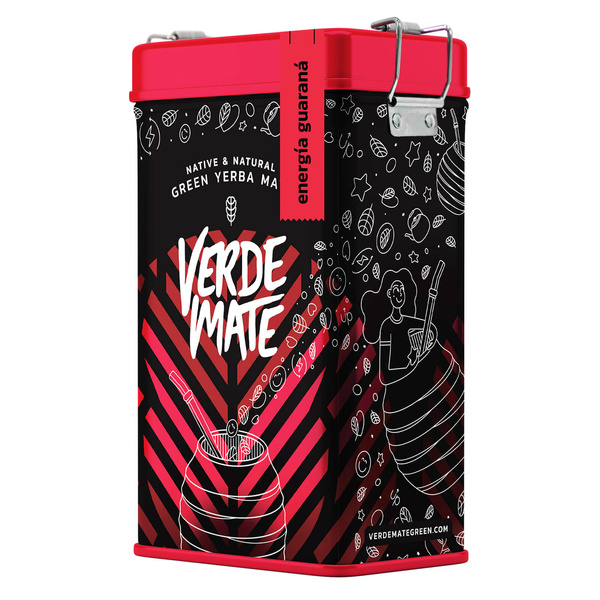 Yerbera – Scatola di latta + Verde Mate Green Energia Guarana 0,5 kg