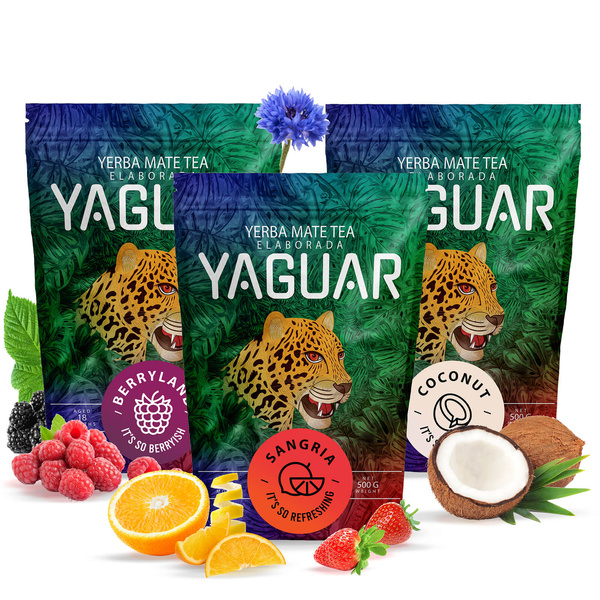 Trio yerba mate Yaguar su START per principianti