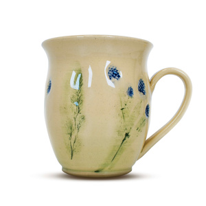 Tazza in ceramica Flora Blue 350 ml – Serie Crater