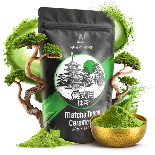 Mary Rose – Tè verde Matcha Tenno giapponese (BIO) Cerimoniale 50 g