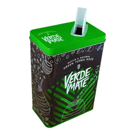 Yerbera – Scatola di latta + Verde Mate Green Let's Get Warm 0,5 kg