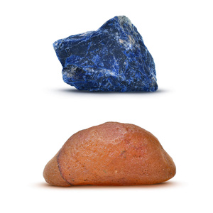 Set di pietre naturali, cristalli e incenso - esoterismo, yoga, meditazione